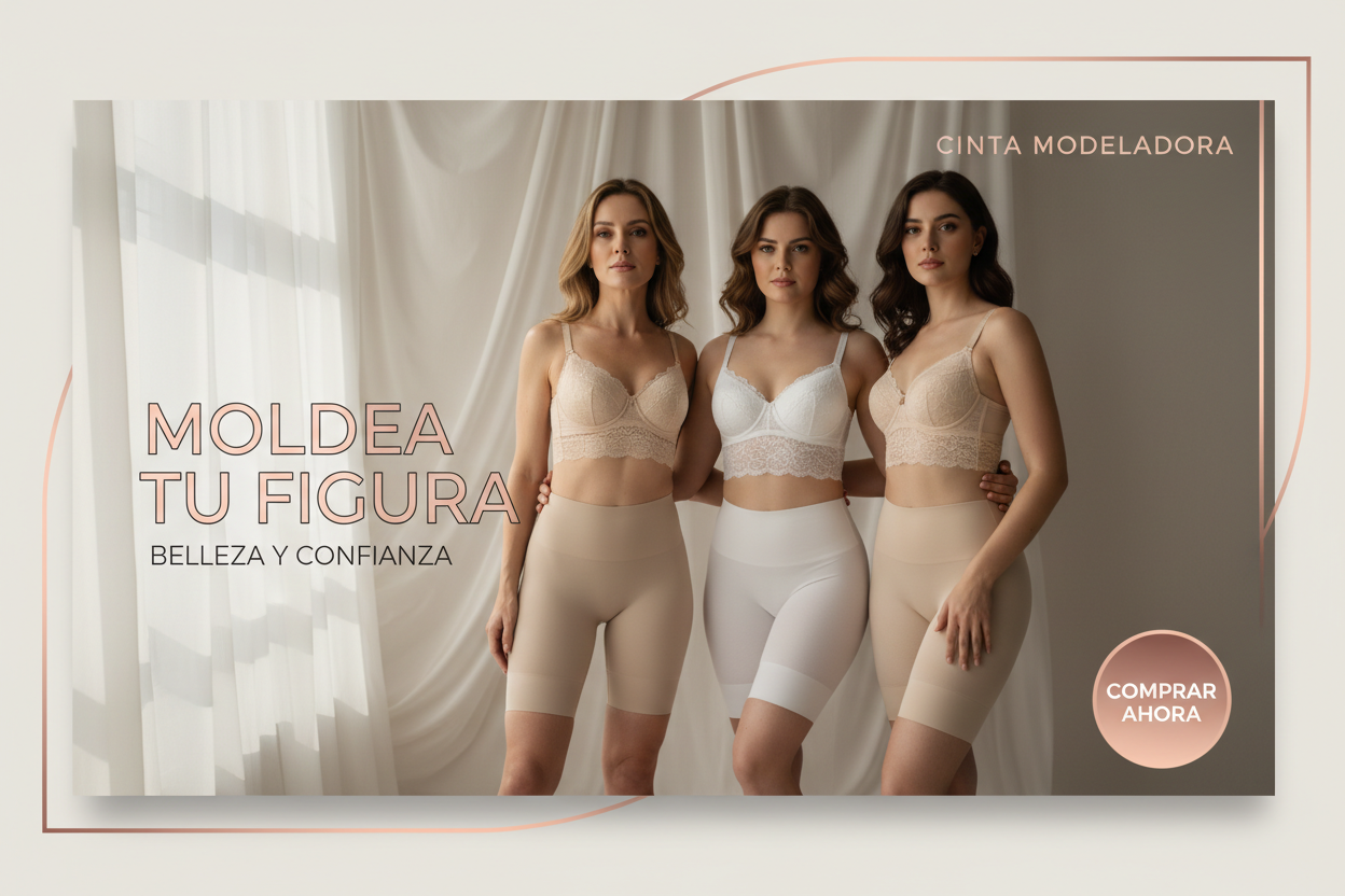 A loja é de cinda modelora, quero um banner profissional disso, se estiver escrita quero em espanhol.